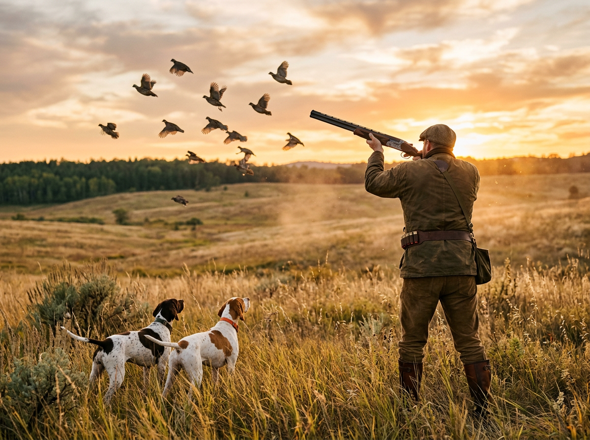 Fly fishing on a mountain river at dawn